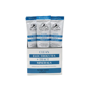 Clean Electrolytes + Trace Minerals 25 pack 10 g each