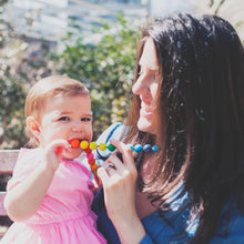 Load image into Gallery viewer, Chewbeads Christopher Teething Necklace - Rainbow