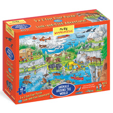 Load image into Gallery viewer, Animals Around the World Puzzle
