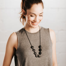 Load image into Gallery viewer, Teething Necklace for Mom, Antoinette in Midnight