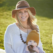 Load image into Gallery viewer, Teething Necklace for Mom, Antoinette in Midnight