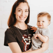 Load image into Gallery viewer, Teething Necklace for Mom, Antoinette in Vanilla