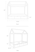 Load image into Gallery viewer, Domo Zen Bed with Drawers