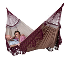 Load image into Gallery viewer, Bossanova Bordeaux - Organic Cotton Kingsize Classic Hammock