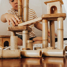 Load image into Gallery viewer, Bamboo Building Set with Houses