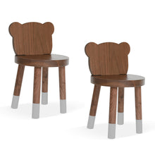 Load image into Gallery viewer, Baba Bear Solid Wood Kids Chair (set of 2)