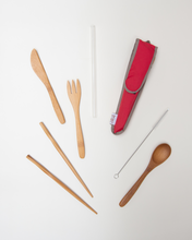 Load image into Gallery viewer, Reusable Utensil Kit - Classic Glass Straw