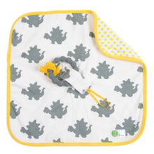 Load image into Gallery viewer, CB GO by Chewbeads Cotton Lovey with 100% Silicone Teether & Pacifier Loop