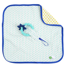 Load image into Gallery viewer, CB GO by Chewbeads Cotton Lovey with 100% Silicone Teether & Pacifier Loop