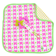 Load image into Gallery viewer, CB GO by Chewbeads Cotton Lovey with 100% Silicone Teether & Pacifier Loop