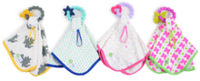 Load image into Gallery viewer, CB GO by Chewbeads Cotton Lovey with 100% Silicone Teether & Pacifier Loop