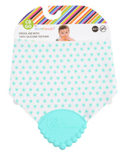 Load image into Gallery viewer, CB GO by Chewbeads Baby Cotton Drool Bib with 100% Silicone Teether
