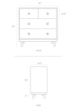 Load image into Gallery viewer, Lukka Modern Kids 4-Drawer Dresser