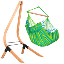 Load image into Gallery viewer, Vela Caramel - FSC Certified Spruce Stand for Basic Hammock Chairs