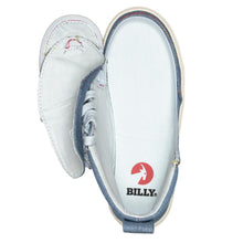 Load image into Gallery viewer, Kids' Denim Rainbow Thread Billy Classic Lace Highs