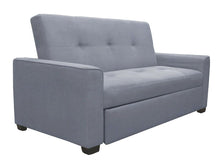 Load image into Gallery viewer, Eco Sofa Bed Upholstered Natural Fiber Couch Non Toxic Slate