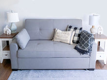 Load image into Gallery viewer, Eco Sofa Bed Upholstered Natural Fiber Couch Non Toxic Slate