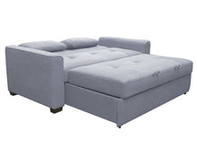 Load image into Gallery viewer, Eco Sofa Bed Upholstered Natural Fiber Couch Non Toxic Slate