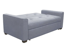 Load image into Gallery viewer, Eco Sofa Bed Upholstered Natural Fiber Couch Non Toxic Slate