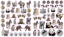 Load image into Gallery viewer, Eyelike Stickers Set: Baby Animals