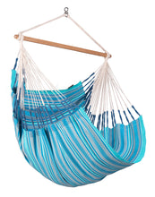 Load image into Gallery viewer, Habana Azure - Organic Cotton Comfort Hammock Chair