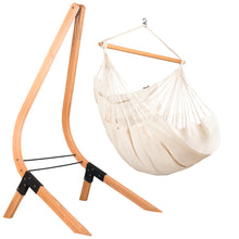 Load image into Gallery viewer, Vela Caramel - FSC Certified Spruce Stand for Basic Hammock Chairs