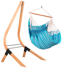 Load image into Gallery viewer, Vela Caramel - FSC Certified Spruce Stand for Basic Hammock Chairs
