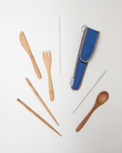 Load image into Gallery viewer, Reusable Utensil Kit - Classic Glass Straw