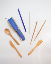 Load image into Gallery viewer, Reusable Utensil Kit - Choose Your Straw Color