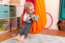 Load image into Gallery viewer, Joki Foxy - Organic Cotton Kids Hanging Nest with Suspension
