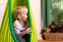 Load image into Gallery viewer, Joki Froggy - Organic Cotton Kids Hanging Nest with Suspension