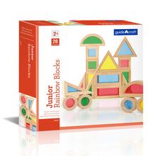 Load image into Gallery viewer, Junior Rainbow Blocks 20-Piece Set