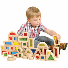 Load image into Gallery viewer, Junior Rainbow Blocks 40-Piece Set