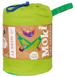 Moki Froggy - Organic Cotton Kids Hammock with Suspension