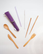Load image into Gallery viewer, Reusable Utensil Kit - Choose Your Straw Color