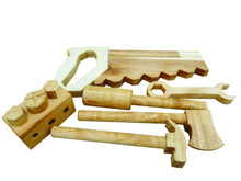 Load image into Gallery viewer, Natural Wooden Tool Set