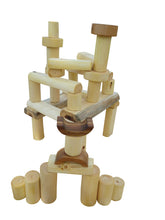 Load image into Gallery viewer, Natural Tree Blocks - 42 Pieces