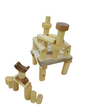 Load image into Gallery viewer, Natural Tree Blocks - 42 Pieces