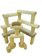 Load image into Gallery viewer, Natural Tree Blocks - 42 Pieces