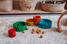 Load image into Gallery viewer, Natural Colored Nesting and Stacking Bowls