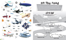 Load image into Gallery viewer, Peel + Discover: Cars! Trucks! Trains! And More