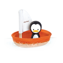 Load image into Gallery viewer, Sailboat with Penguin