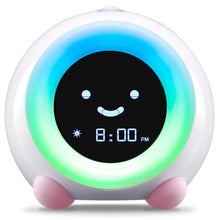 Load image into Gallery viewer, LittleHippo Mella Ready to Rise Children's Trainer, Alarm Clock, Night Light and Sleep Sounds Machine