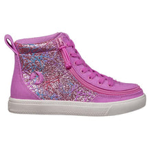 Load image into Gallery viewer, Kids' Pink Printed Billy Classic Lace Highs