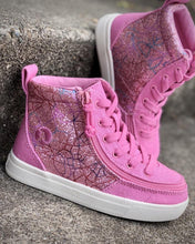 Load image into Gallery viewer, Kids' Pink Printed Billy Classic Lace Highs