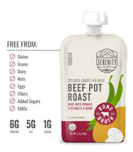 Load image into Gallery viewer, Beef Pot Roast with Bone Broth Baby Food