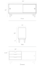 Load image into Gallery viewer, Lukka Modern Kids Credenza Console