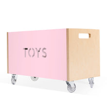 Load image into Gallery viewer, Toy Box Chest on Casters