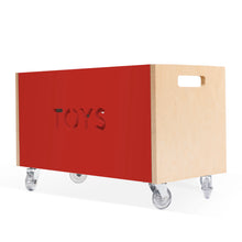 Load image into Gallery viewer, Toy Box Chest on Casters