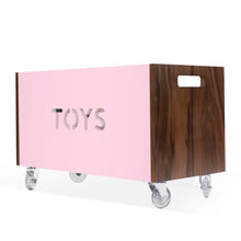 Load image into Gallery viewer, Toy Box Chest on Casters